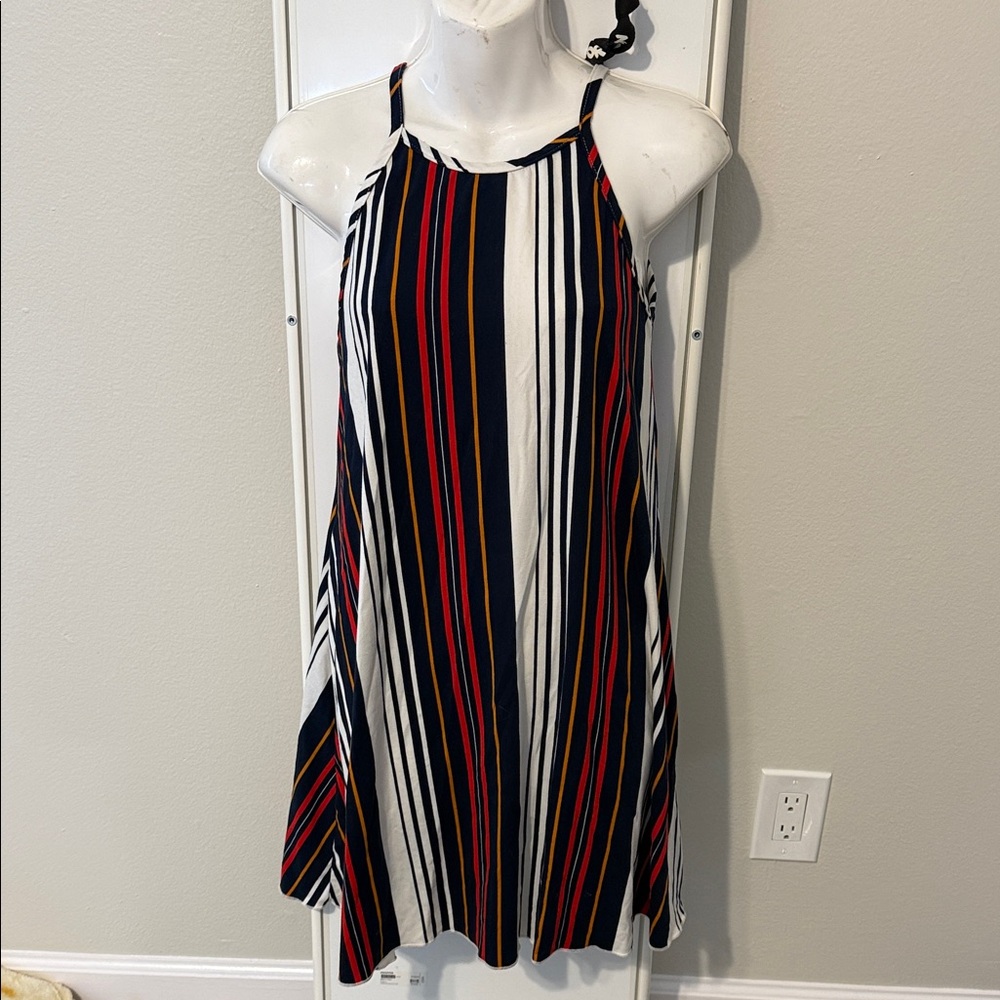 Striped Sleeveless Dress